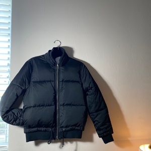 TOPSHOP cropped puffer jacket size 4